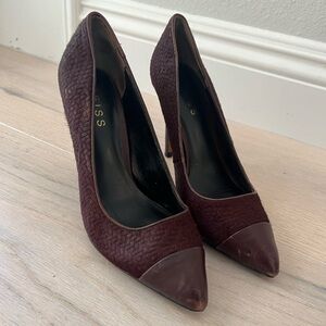 Burgundy Gorgeous Reiss shoes
